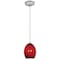 Access Lighting Brandy FireBird, Pendant, Brushed Steel Finish, Red Sky Glass 28023-1C-BS/RUSKY - alternate 1